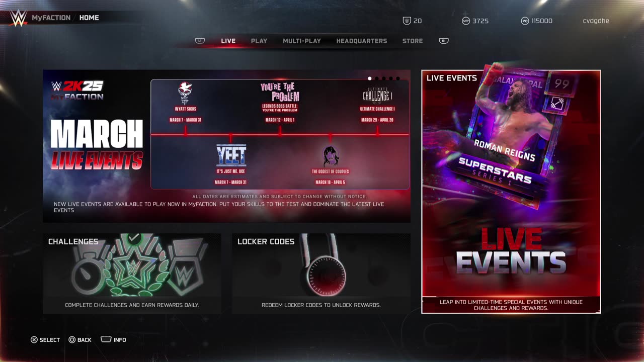 WWE 2K25 - Taking a look at MyFaction Game Mode to see how it looks now