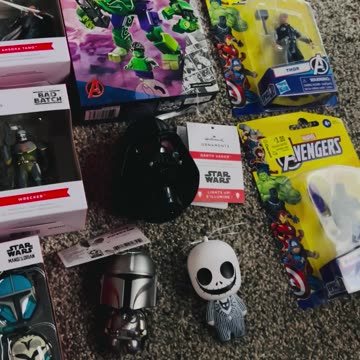 Marvel collection ornaments