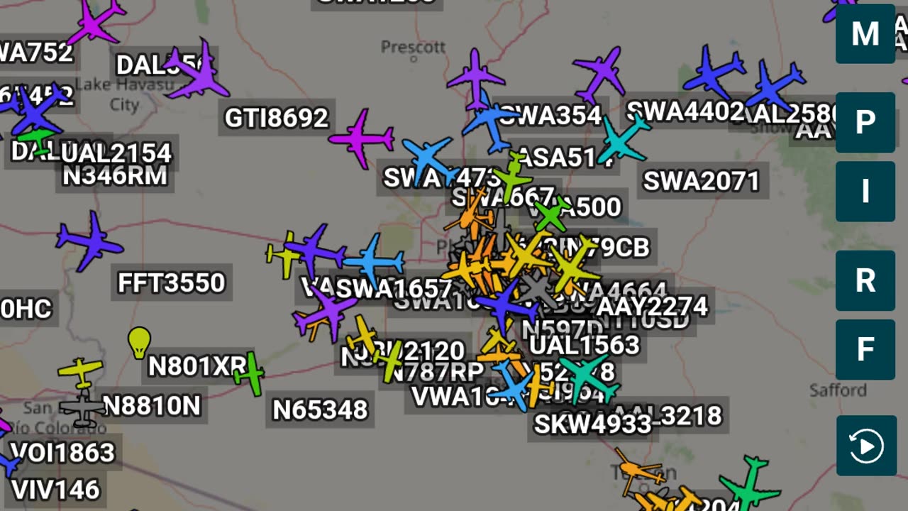 again, More Mormon Mafia Warfare over Arizona - March 3rd 2025 - no audio -