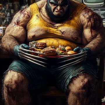 Superheroe's eating... ALOT!