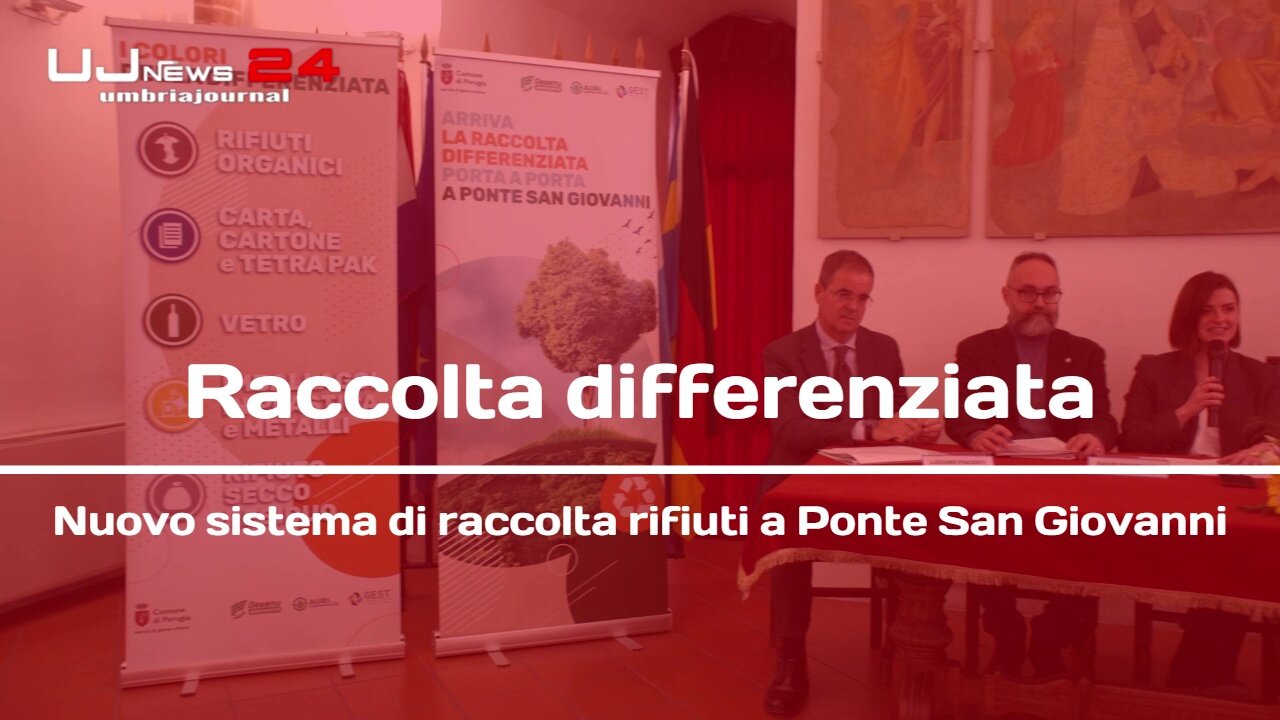 Raccolta differenziata Nuovo sistema di raccolta rifiuti a Ponte San Giovanni