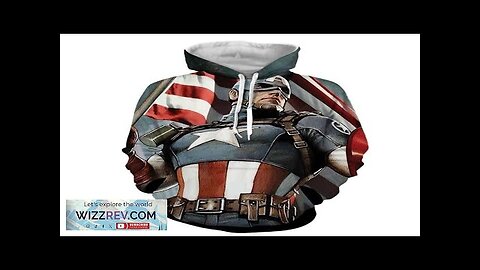 Marvel Captain America Holding the American Flag Hoodie Review