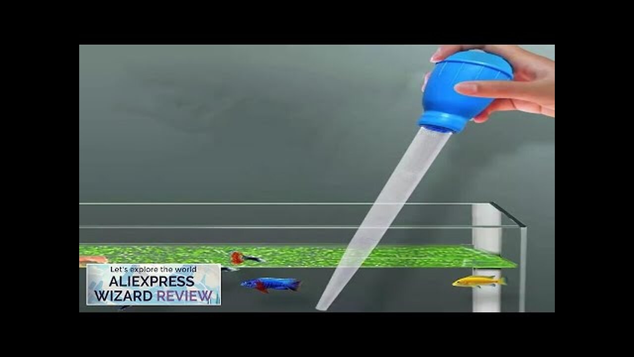 Lengthen Pipettes Aquarium siphon fish tank vacuum cleaner Simple cleaning tool Review