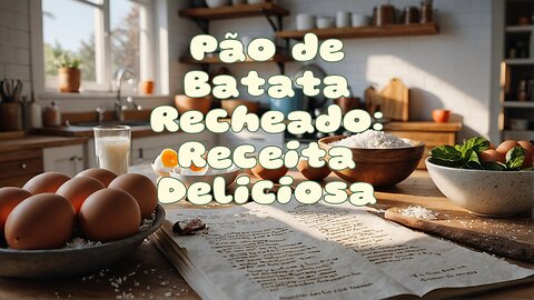 🍗 Pão de Batata Recheado: Receita Passo a Passo 📋🍲 Pão de Batata Recheado: Comfort Food Simples 🥳