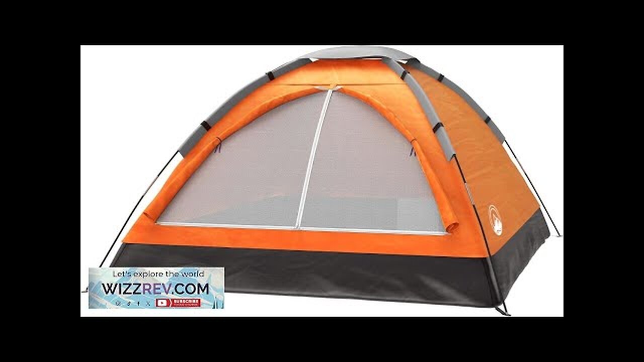 2-Person Camping Tent Includes Rain Fly and Carrying Bag Lightweight Review