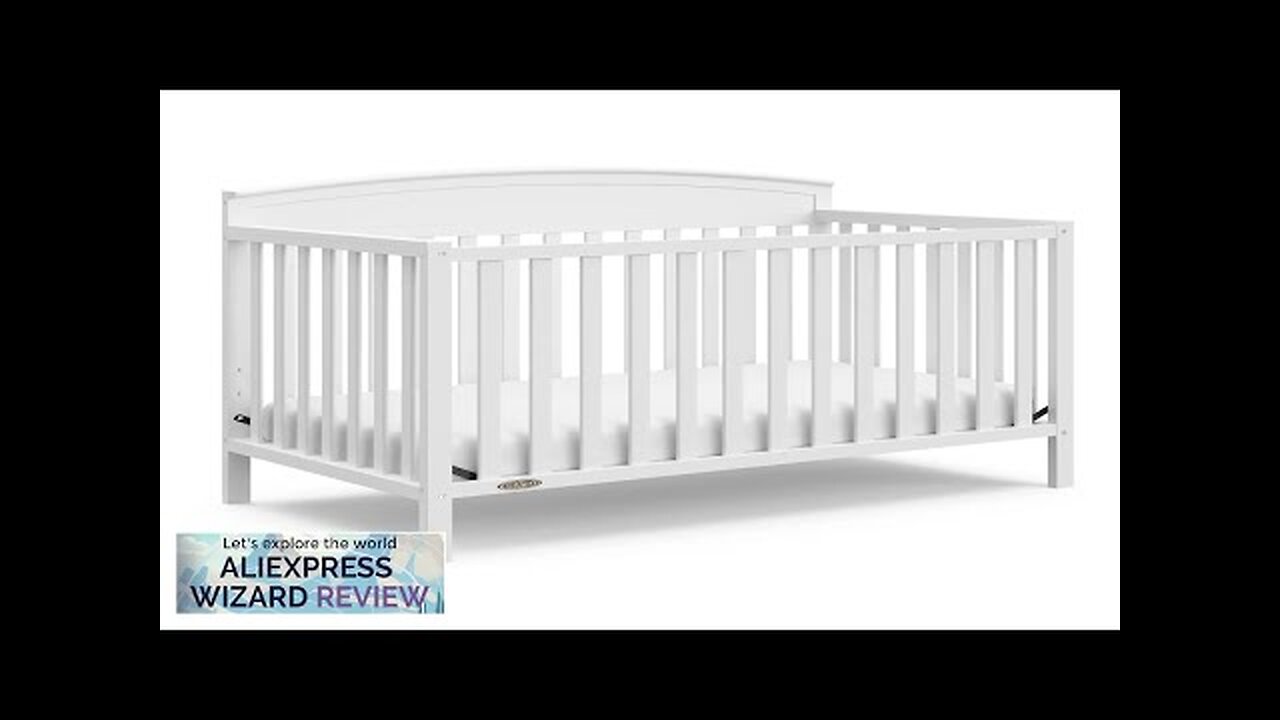 Graco Benton 5-in-1 Convertible Crib (White) – GREENGUARD Gold Certified Converts from Review