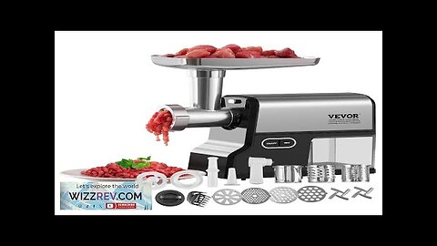 Electric Meat Grinder 4.2 Lbs/Min Sausage Stuffer Maker for Home Kitchen Review