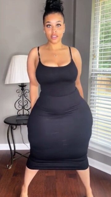 Amazing💫Popilush Bodycon Midi Slip Shapewear Dress with Adjustable Straps🖤