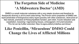 Like Penicillin, ‘Miraculous’ DMSO Could Change the Lives of Afflicted Millions