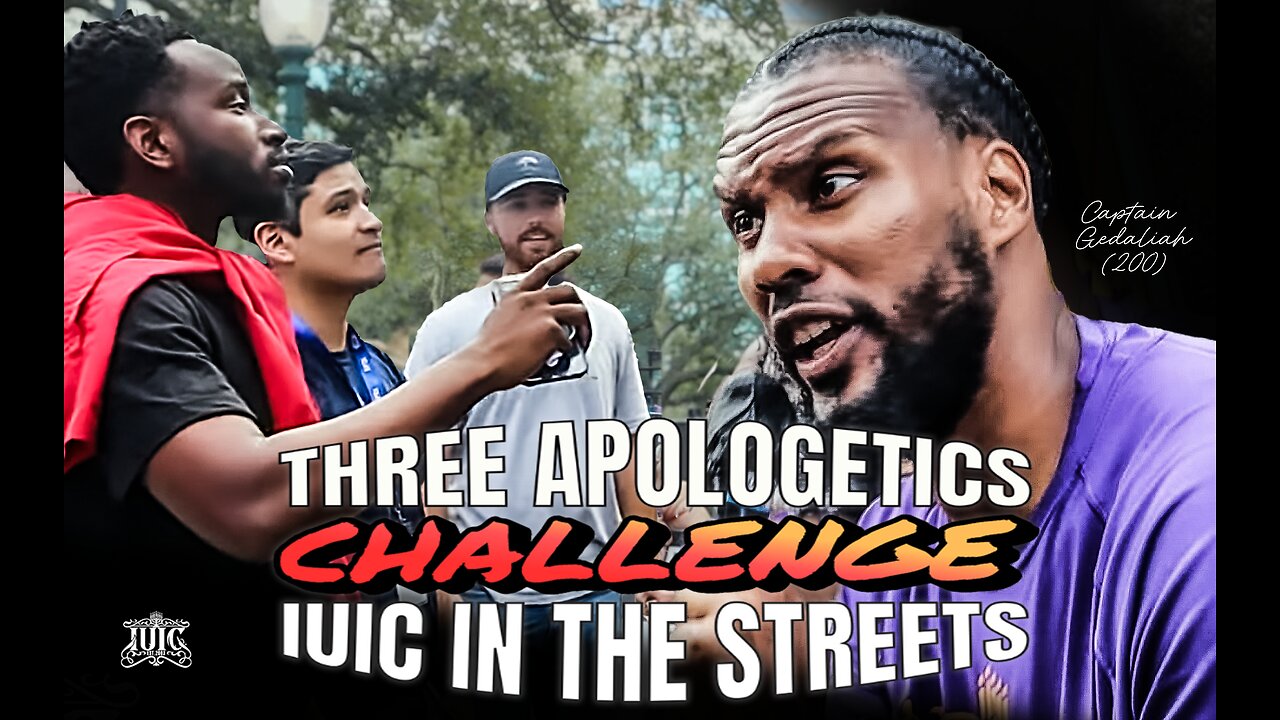 Three Apologetics Challenge IUIC In The Streets