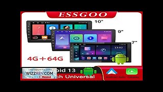 ESSGOO 2 Din Car Radio Carplay Android 4G 64G Multimedia Video Player Review