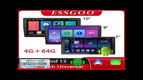 ESSGOO 2 Din Car Radio Carplay Android 4G 64G Multimedia Video Player Review