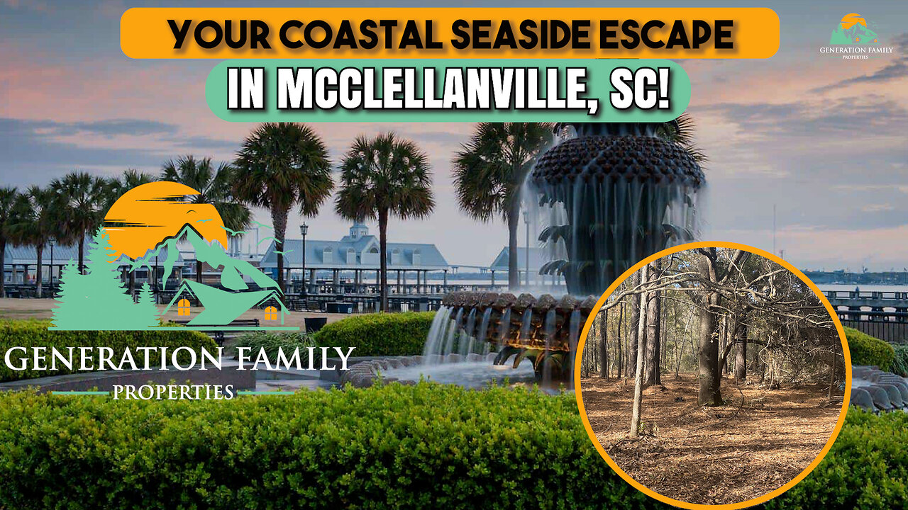 Make this 2.28 acres Your Coastal SeaSide Escape in McClellanville, SC!