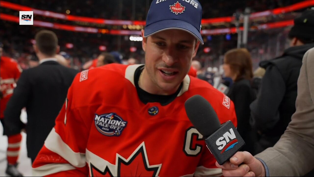 4 Nations Face-Off - 2025-02-20 - Sidney Crosby Ice Interview