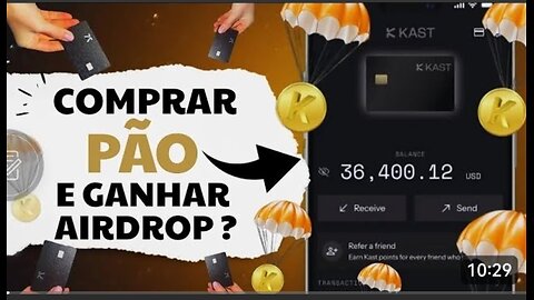 Usar Cryptomoedas Sem Pagar Imposto e Ainda Ganhar Airdrop Cartão Kast Finance É lua