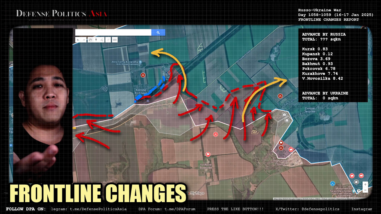 [ Ukraine War Frontline Changes ] Velyka Novosilka steal show from Pokrovsk; Immortal intestines...