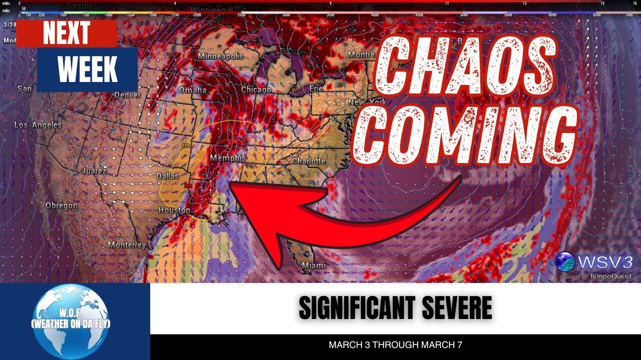 🚨 Strong Tornadoes Possible: March 3-7 Storm Risks!