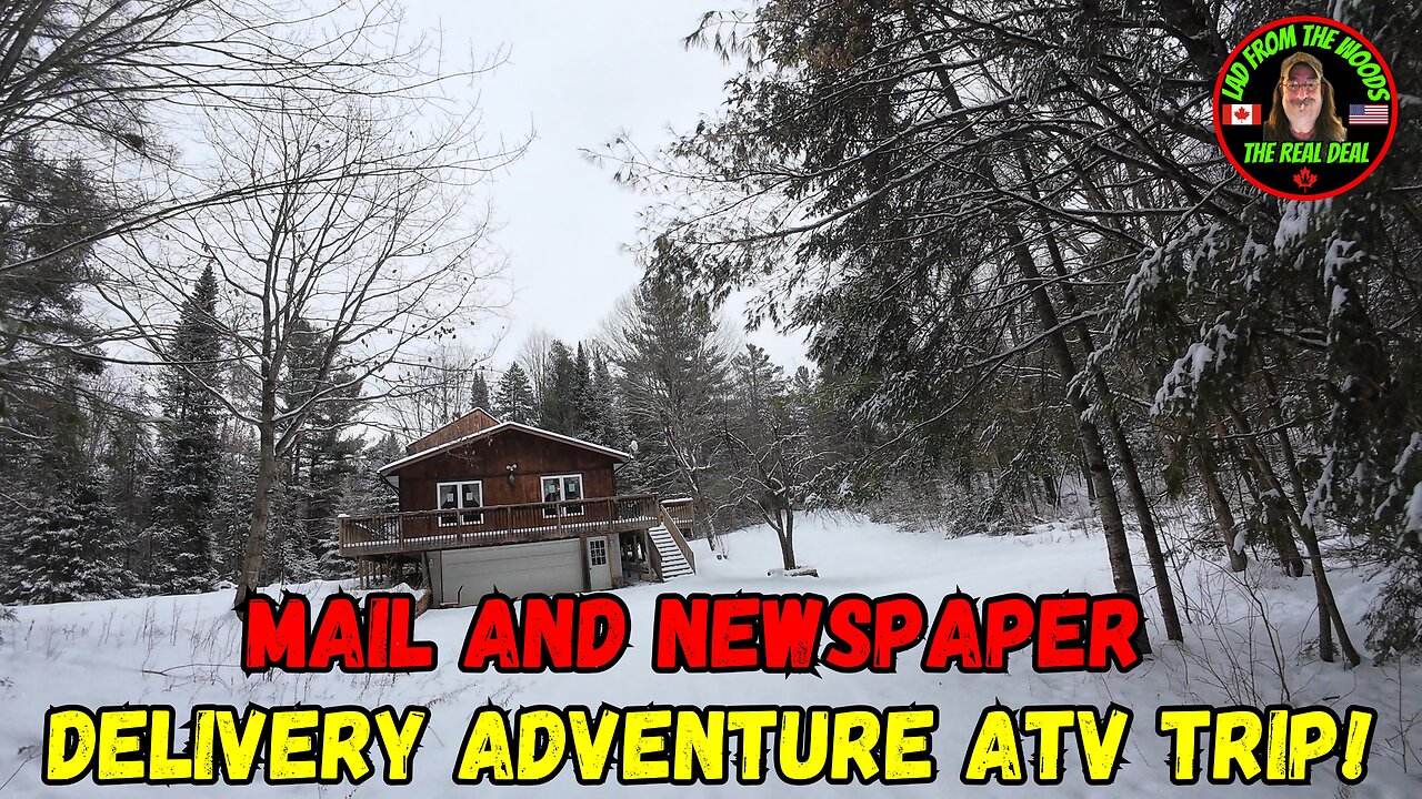 Mail And Newspaper Delivery Adventure ATV Trip!