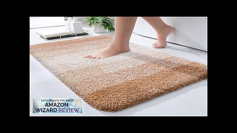 OLANLY Luxury Bathroom Rug Mat 24x16 Extra Soft and Absorbent Microfiber Bath Review