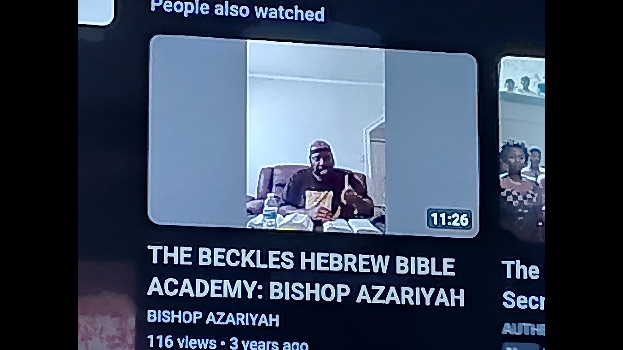 PRAISE THE MOST HIGH GOD YAHAWAH: BLESSINGS TO THE MIGHTY BISHOP AZARIYAH AND HIS HEBREW ACADEMY