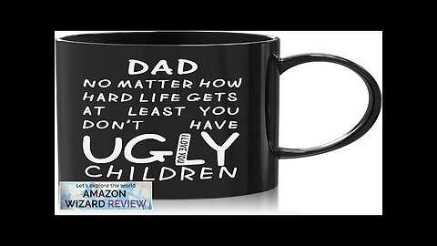 Fathers Day Dad Gifts from Daughter Son Kids Wife11oz Funny Black Coffee Review