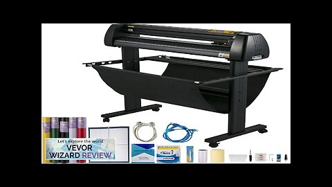 VEVOR Vinyl Cutter 34Inch Bundle Vinyl Cutter Machine Manual Vinyl Printer LCD Review