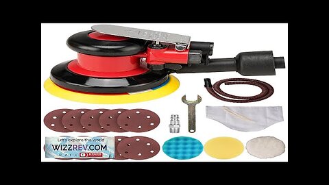 5-inch Pneumatic Sander Vacuum Grinder Circular Sandpaper Orbital Polisher Car Surface Review