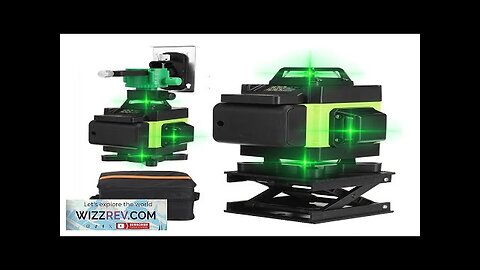 16 Lines Green Light Laser Level Horizontal & Vertical Moible Phone App Review