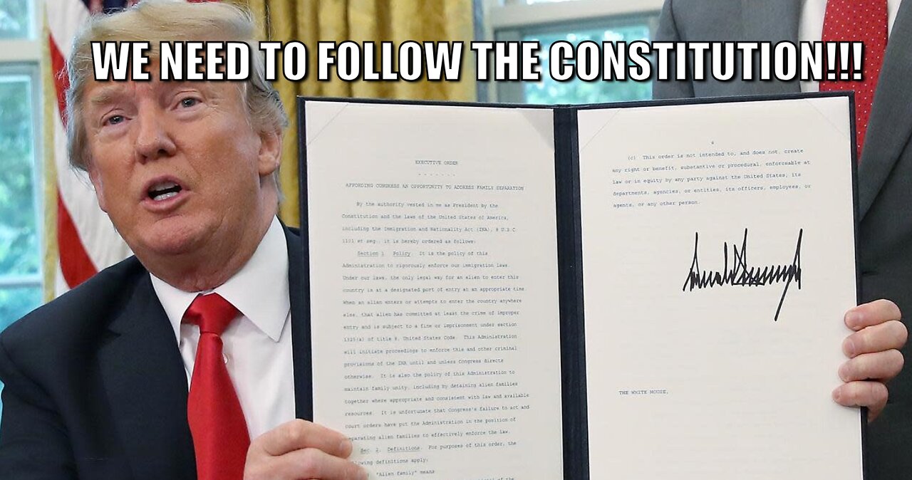 Trump Will Sign A Billion Executive Orders: But Is It Constitutional?