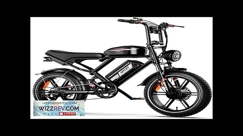 S6 Electric Bike for Adults Dual Motor Peak 3000W 52V 50AH Removable Review