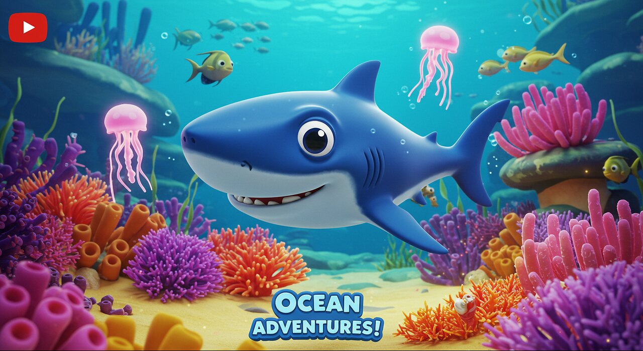 Kids' Music: Underwater Adventures with the Friendly Shark!