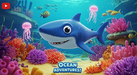 Kids' Music: Underwater Adventures with the Friendly Shark!