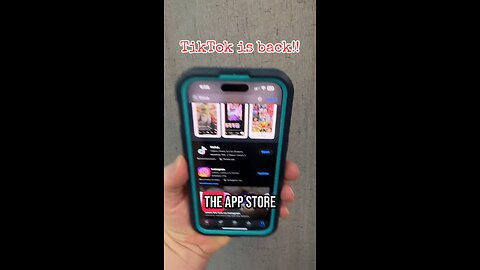 TikTok is back!! #onelinkatatimeshop #tiktokisback #breakingnew #greatnews