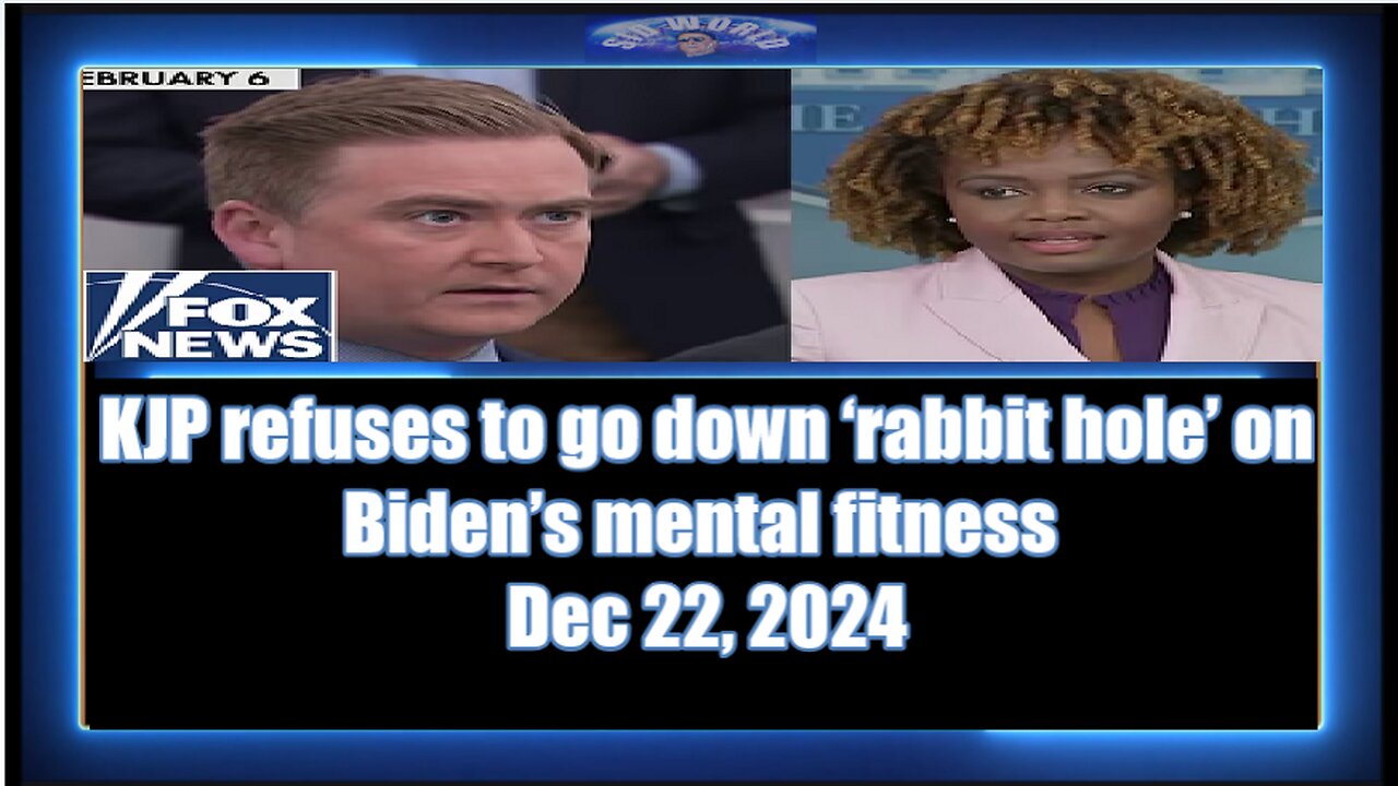 FLASHBACK KJP refuses to go down ‘rabbit hole’ on Biden’s mental fitness