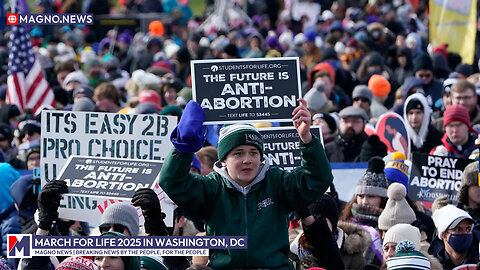 Thousands of Brave Pro-lifers join the March For Life in Washington, DC (Jan 24, 2025) [LIVE]