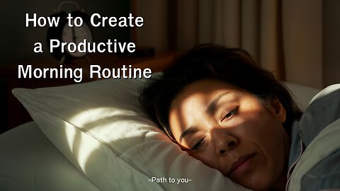 How to Create a Productive Morning Routine | Path to You