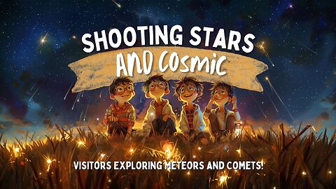 🌌 Shooting Stars and Cosmic Visitors: Exploring Meteors and Comets! 🌠