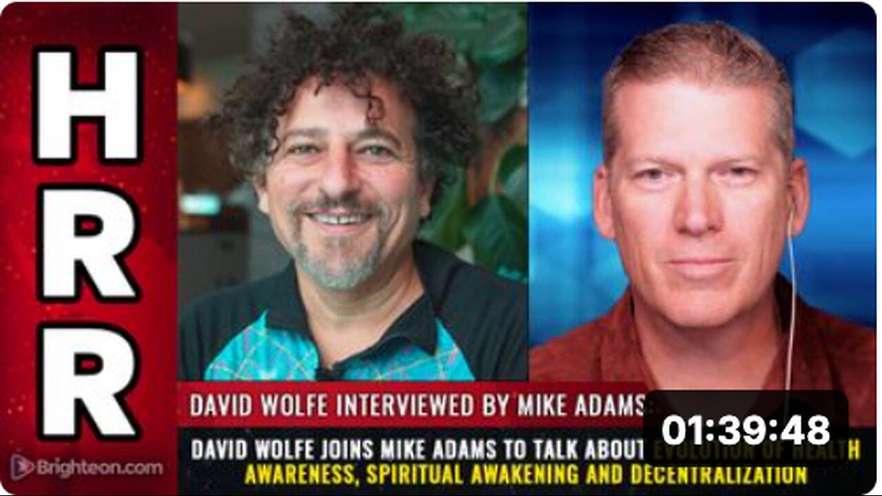 David Wolfe talk about Evolution of Health Awareness and Spiritual Awakening and Decentralization