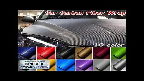 30x127cm 3D Carbon Fiber Style Car Stickers Roll Wrap Motorcycle DIY Styling Review