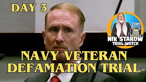 The Navy Veteran Defamation Trial (Zachary Young v CNN) Day 3