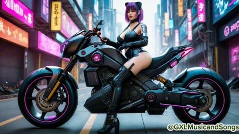 Gothic in Cyberpunk _ Gothic Babes _ AI Cinematic shorts _ Dark electro Dark epic Cyberpunk Music