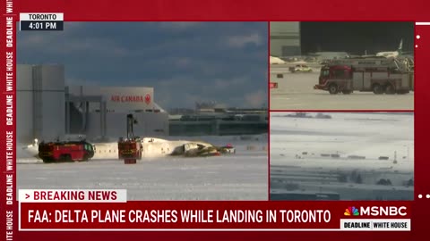 BREAKING: Delta plane crashes while landing in Toronto