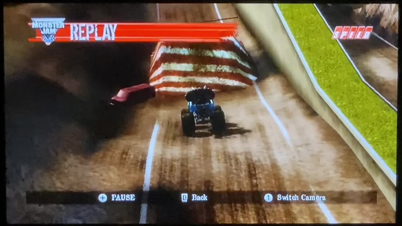 Jurassic Attack in Monster Jam Path Of Destruction