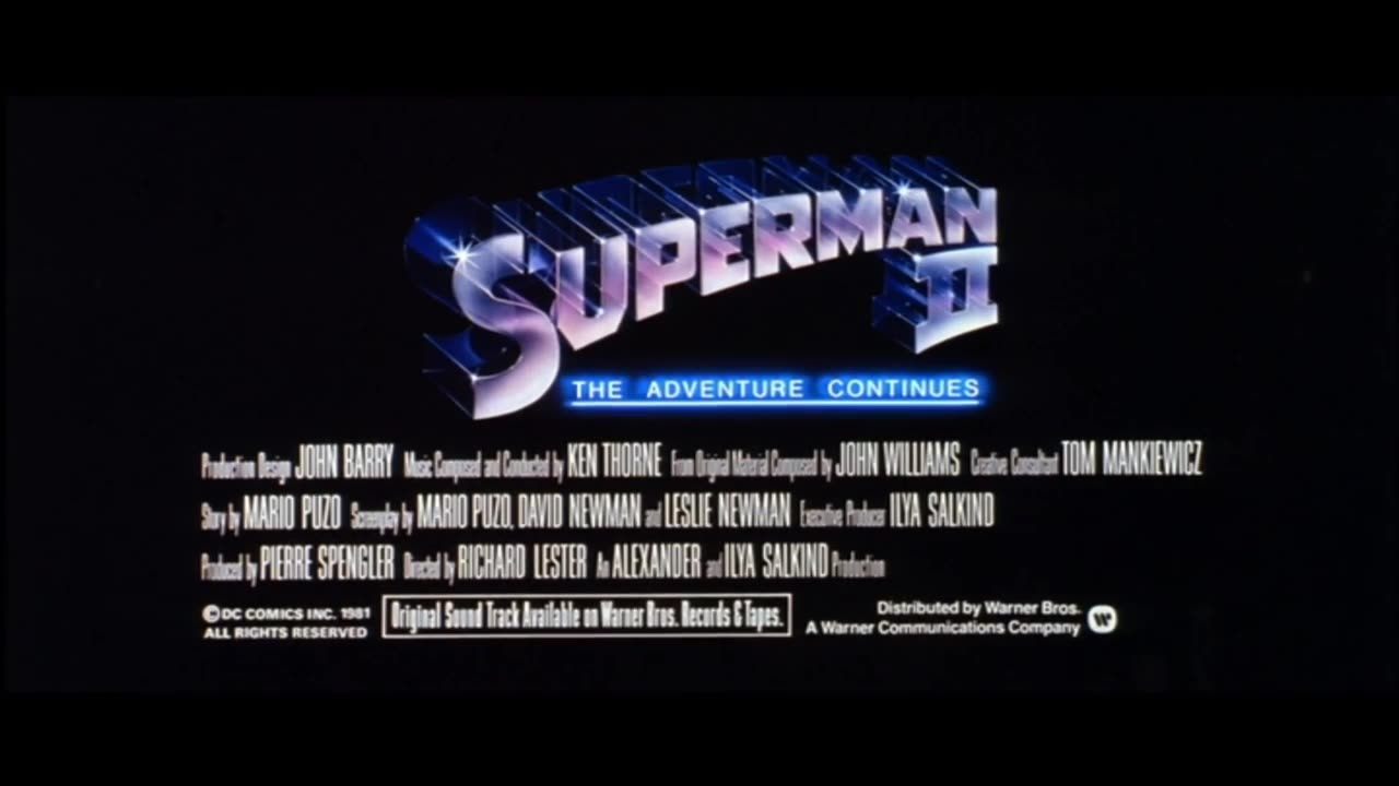 Superman II 【1980 film】Trailers
