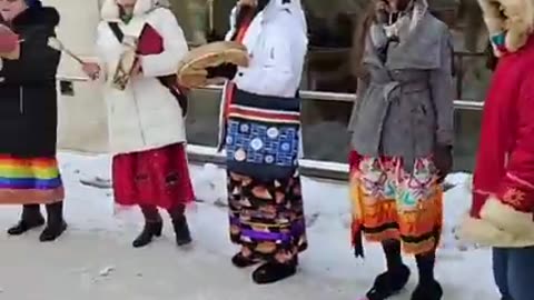 Protest Outside of Manitoba Courts in Support of Protecting Lemay Forest From Development