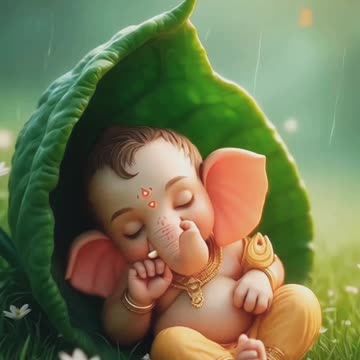 Sleeping Ganesh Ji 🙏