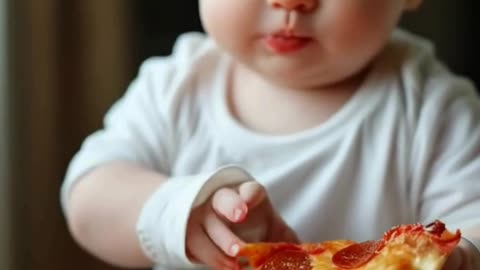 baby very happy