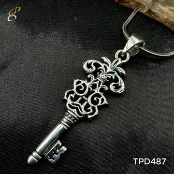 Brigid Ashwood Key of Knowledge Sterling Silver Pendant