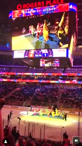 SANDNIGGER SHITSKIN JEETS INVADE EDMONTON OILERS GAME WHERES THE BOOS YOU COWARD FUCKS
