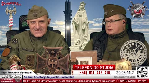 Ciepła krew poleje się strugami! Pon 27.01.2025r. W. Olszański, M. Osadowski Rodacy Kamraci NPTV.pl